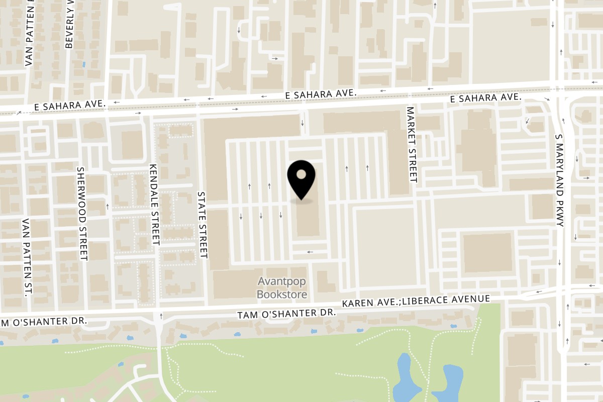 Map showing the location of Your Restaurant on 953 E Sahara Ave E-14 in Las Vegas